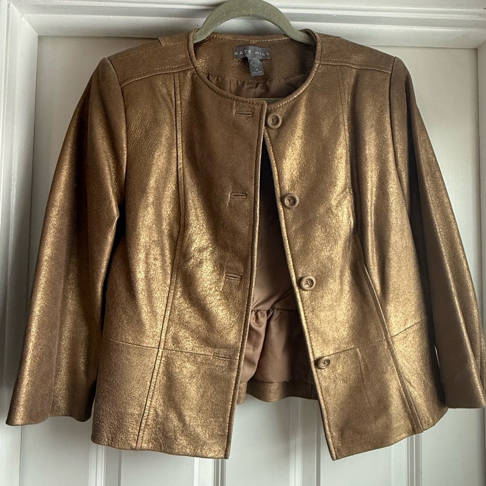 Textured Gold Jacket